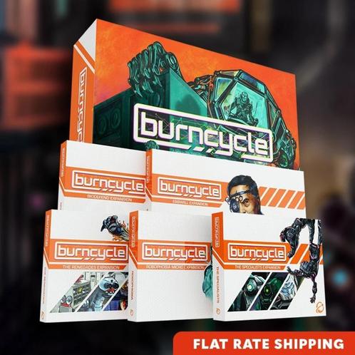 Burncycle: All Gameplay Bundle in plastic + Deluxe Draw Bag, Hobby en Vrije tijd, Gezelschapsspellen | Bordspellen, Nieuw, Een of twee spelers