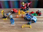 Duplo hulpdiensten, diverse Brandweer en Politie sets., Ophalen of Verzenden, Zo goed als nieuw, Duplo