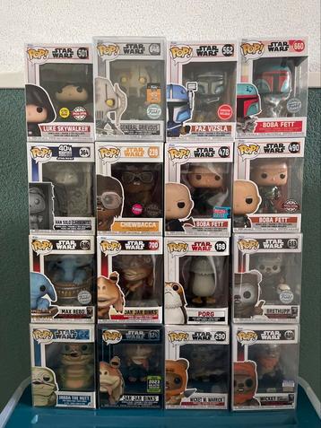 Funko Pop! Star Wars collectie 28 Stuks beschikbaar voor biedingen