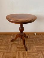 Antieke Bijzettafel Ronde Houten Driepoot, Ophalen
