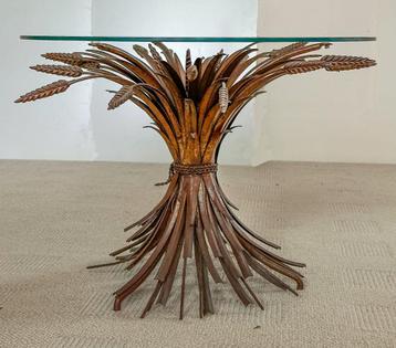 Wheatsheaf Coffeetable korenschoof Hollywood Regency beschikbaar voor biedingen