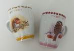 Twee koffie mokken met vogels Theo Twiet Twiet, Huis en Inrichting, Ophalen of Verzenden, Zo goed als nieuw