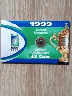 UK 2 pounds coin rugby world cup 1999 unc kk f.21.2, Ophalen, Overige landen
