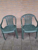 Gratis 4 kuipstoelen en tafel, Tuin en Terras, Ophalen, Gebruikt, Kunststof