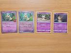 Set van 4 mimikyu pokemon kaarten, Ophalen of Verzenden, Zo goed als nieuw, Meerdere kaarten