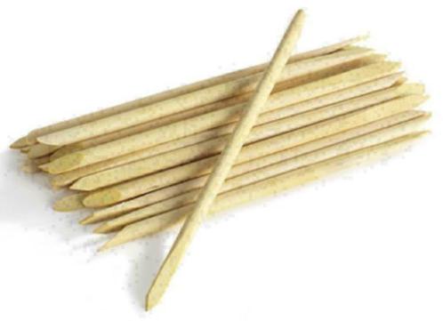 Oranje wood sticks /Rozenhoutstokjes 10 stuks, Sieraden, Tassen en Uiterlijk, Uiterlijk | Cosmetica en Make-up, Ophalen of Verzenden
