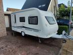 Hobby 440 SF de Luxe 2012 mover, fietsendrager, Hobby, Treinzit, 5 tot 6 meter, Omvormbare zithoek