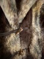 Vintage Etam faux fur jas, Bruin, Maat 42/44 (L), Ophalen of Verzenden, Zo goed als nieuw