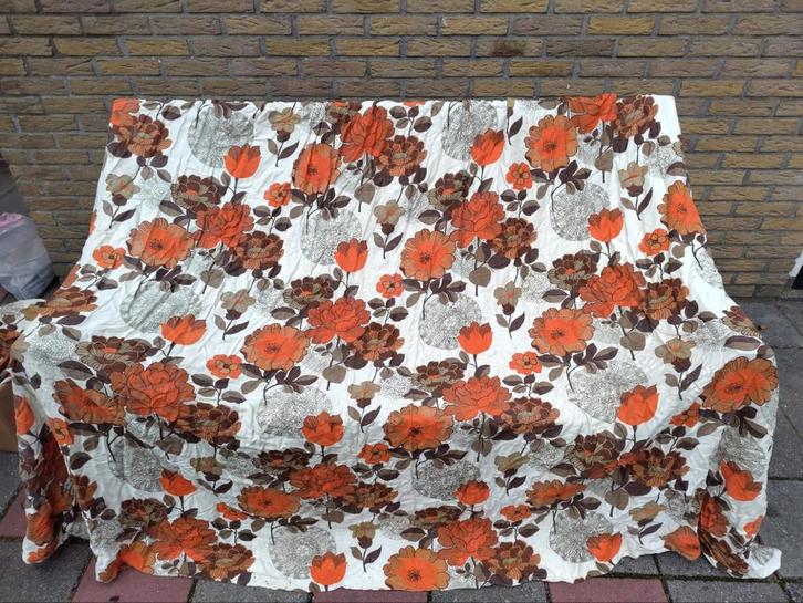 Gordijnen / stof, Hobby en Vrije tijd, Stoffen en Lappen, Gebruikt, Katoen, 120 cm of meer, 30 tot 200 cm, Ophalen of Verzenden