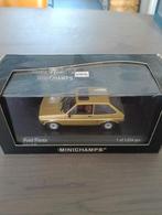 Minichamps Ford Fiesta 1976 - Gouden Metallic - 1:43, Ophalen of Verzenden, Nieuw, MiniChamps