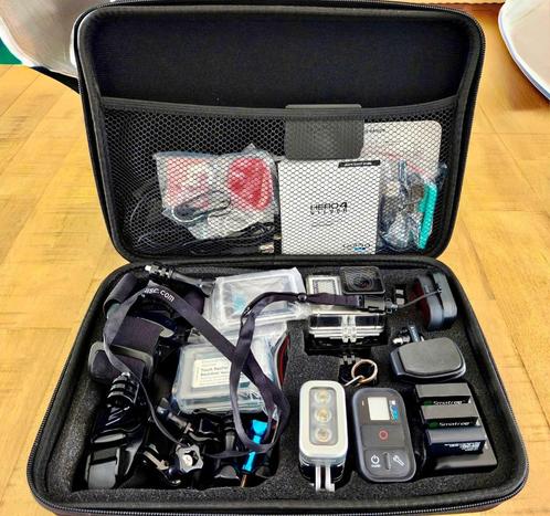 GoPro Hero 4 Package – Includes Smart Remote & Video Light, Audio, Tv en Foto, Actiecamera's, Zo goed als nieuw, GoPro, Ophalen of Verzenden