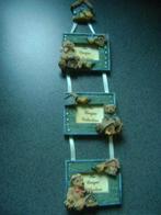 koord met 3 kleine  3D fotolijstjes, Ophalen of Verzenden, Gebruikt