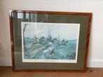 Prenten schilderijen Engeland Paarden george wright, Ophalen, 50 tot 75 cm, Zo goed als nieuw, Schilderij