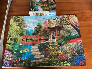 Clementoni puzzel Fuji Garden beschikbaar voor biedingen