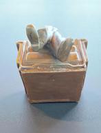 Bronzen beeld, beeldje van Mao Zedong., Ophalen of Verzenden, Brons