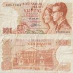 BELGIE 1966 50 francs #139 VG, Postzegels en Munten, Bankbiljetten | België, Verzenden