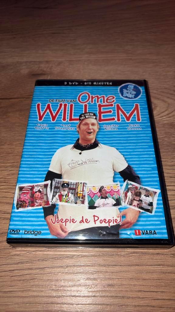 De Film van Ome Willem box met 5 dvd’s. Met Edwin Rutten., Cd's en Dvd's, Dvd's | Tv en Series, Zo goed als nieuw, Actie en Avontuur