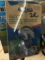 NIEUW: 2x zuignap met houder van 13-14mm 2€, Ophalen of Verzenden, Nieuw, Overige typen