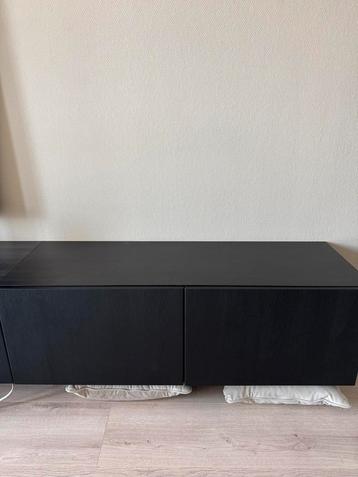 Besta ikea tv kast zwart