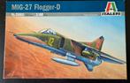Italeri MiG-27 Flogger-D 1:48, Hobby en Vrije tijd, Modelbouw | Vliegtuigen en Helikopters, Italeri, Ophalen of Verzenden, Zo goed als nieuw