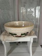 Old Canterbury 1837 antieke embossed mixing bowl, Antiek en Kunst, Ophalen of Verzenden