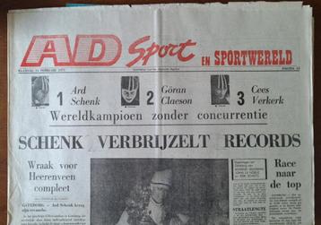 Revue Schaatsmagazine 1967 en 1968 + AD 1971 + div foto's beschikbaar voor biedingen