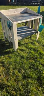 Oppottafel met metalen frame, Ophalen of Verzenden, Gebruikt