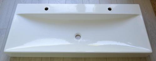 Sphinx (grote keramieke wastafel) + 2x wastafelmengkranen, Huis en Inrichting, Badkamer | Badkamermeubels, Gebruikt, Wasbak of Wastafel