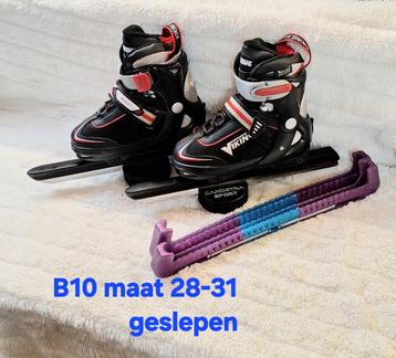 Viking verstelbare schaatsen maat 28-31 geslepen beschikbaar voor biedingen