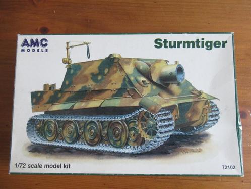 Sturmtiger (AMC models 1/72), Hobby en Vrije tijd, Modelbouw | Auto's en Voertuigen, Zo goed als nieuw, Tank, 1:50 of kleiner