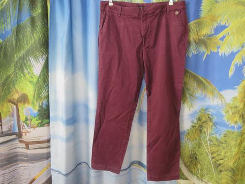 Bordeaux stretch broek mt 48 Didi, Kleding | Dames, Broeken en Pantalons, Gedragen, Maat 46/48 (XL) of groter, Lang, Ophalen of Verzenden