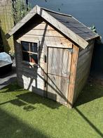 Gratis- houten speelhuisje, Ophalen, Gebruikt, Hout