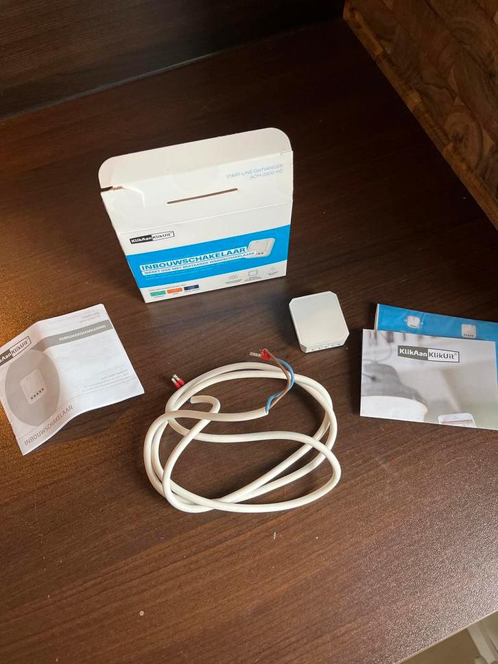 KlikAanKlikUit Inbouwschakelaar - Zo Goed Als Nieuw, Doe-het-zelf en Verbouw, Elektra en Kabels, Zo goed als nieuw, Overige typen