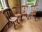 Vier Windsor stoelen antiek per vier aangeboden, Ophalen