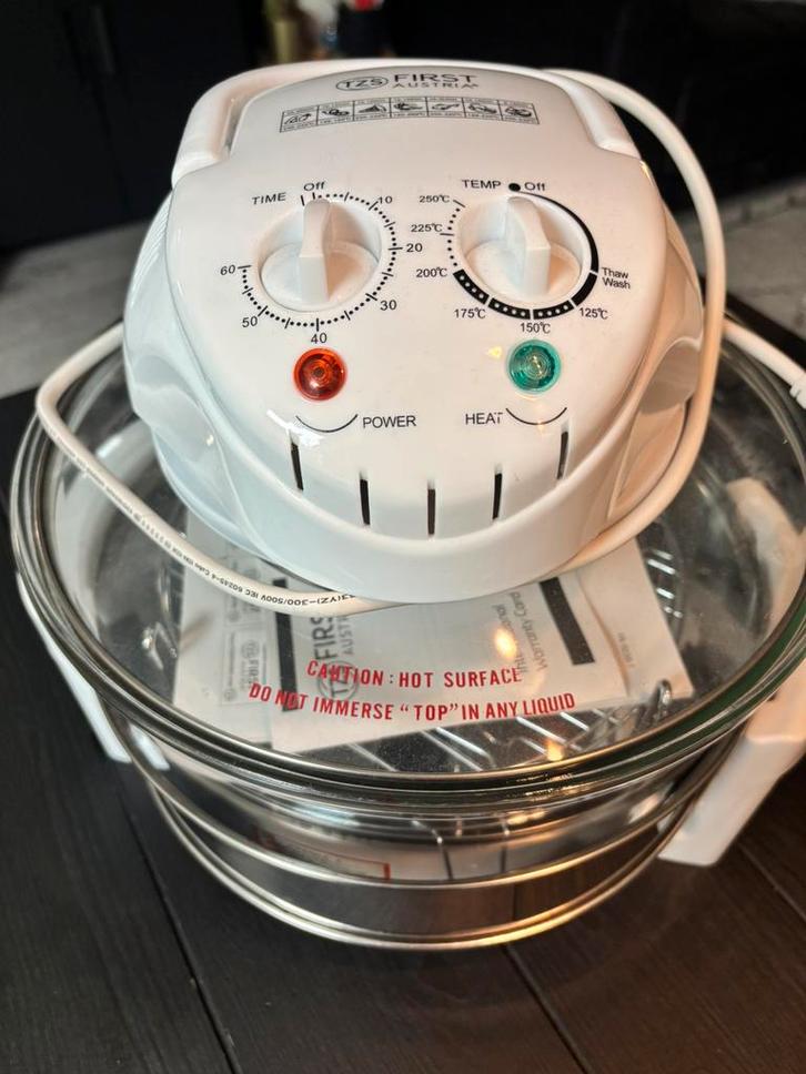 TZS First Austria Halogeen oven, Witgoed en Apparatuur, Ovens, Nieuw, Vrijstaand, Oven met grill, Minder dan 45 cm, Ophalen of Verzenden
