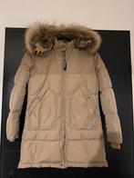 Beige parajumper jas met bont, Kleding | Dames, Jassen | Winter, Ophalen, Zo goed als nieuw, Maat 34 (XS) of kleiner, Beige