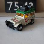 Toyota Land Cruiser Raid Majorette creme en groen, Ophalen of Verzenden, Gebruikt, Auto, Overige merken