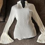 Nieuwe witte blouse, mooie details. Maat M., Kleding | Dames, Blouses en Tunieken, Maat 38/40 (M), H&M, Wit, Nieuw