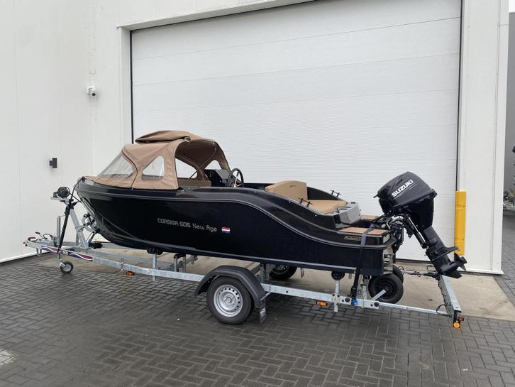 Corsiva 505 | Suzuki 30ATL, Watersport en Boten, Sloepen, Gebruikt, 30 tot 50 pk, 3 tot 6 meter, Buitenboordmotor, Benzine, Polyester
