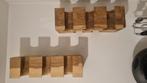 Mooie wijnrekken van suar hout 5 flessen, Ophalen, Zo goed als nieuw, Hout, Minder dan 50 cm