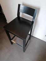 Zwarte IKEA Ingemar barstoel, Ophalen, Gebruikt, 60 tot 90 cm, 1 kruk