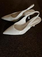 Witte hakken, Kleding | Dames, Schoenen, Ophalen, Zo goed als nieuw, Wit
