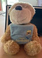 Gifa Gift Kwikki met Happy Birthday envelop 25cm., Verzenden, Stoffen beer, Overige merken