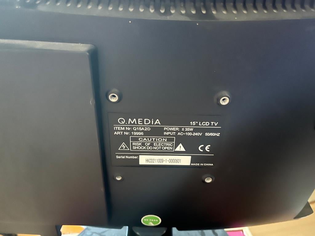 tv/dvd speler, Gebruikt, 50 Hz, Minder dan 40 cm, Ophalen