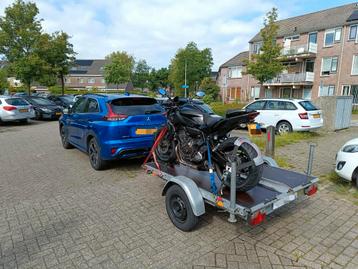 Te huur motortrailer aanhanger  beschikbaar voor biedingen