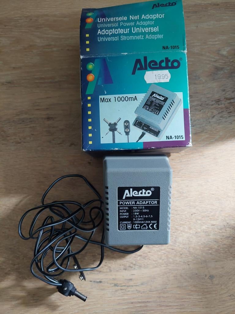 Alecto Universele Net Adapter NA-1015, Ophalen of Verzenden, Gebruikt