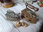2 antieke strijkbouten, Antiek en Kunst, Antiek | Gereedschap en Instrumenten, Ophalen of Verzenden