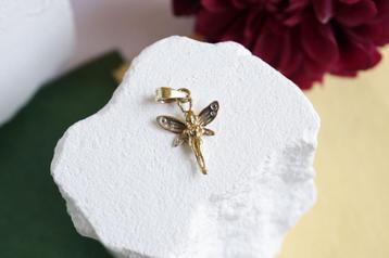 Golden Fairy | 14 Karaat Gouden Elfje Hanger beschikbaar voor biedingen