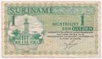 Suriname 1 gulden 1960, Postzegels en Munten, Los biljet, Ophalen of Verzenden, Zuid-Amerika