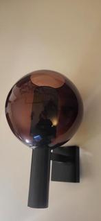 Vintage Philips wandlamp 70s, Huis en Inrichting, Lampen | Wandlampen, Ophalen, Gebruikt, Glas